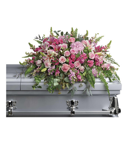 Teleflora Beautiful Memories Casket Spray