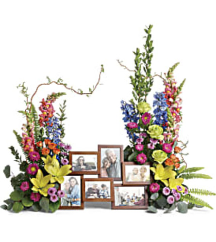Teleflora Loving Farewell Photo Tribute Bouquet
