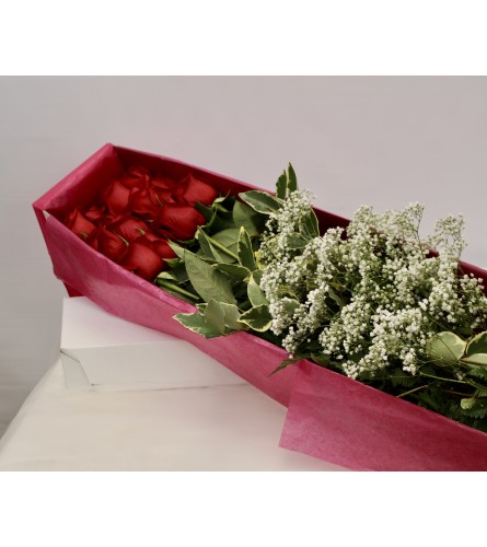 Dozen Premium Roses Gift Boxed