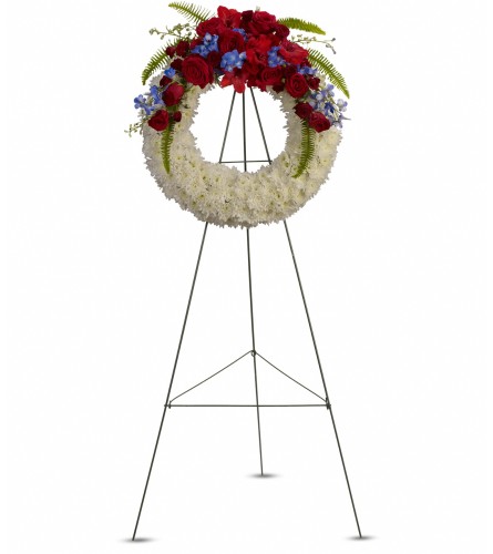 Reflections of Glory Wreath by Teleflora