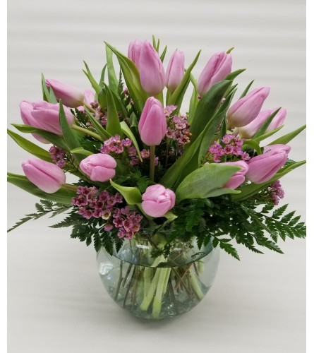 30 Tulips in a Bowl Color May Vary