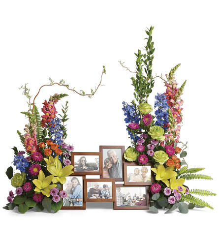 Loving Farewell Photo Tribute Bouquet