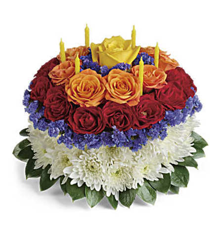 Your Wish is Granted Birthday Cake Bouquet Premium