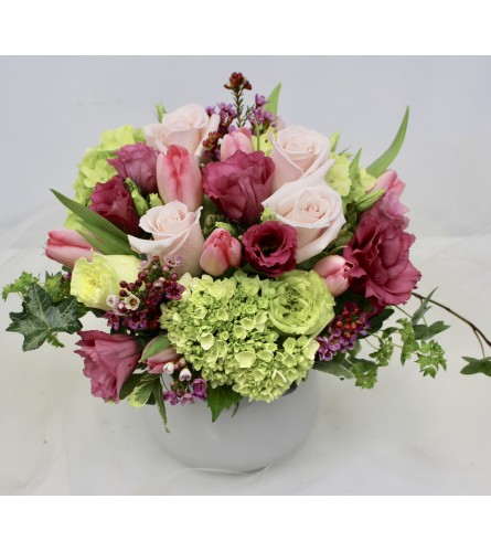 Roses & Hydrangea Bowl