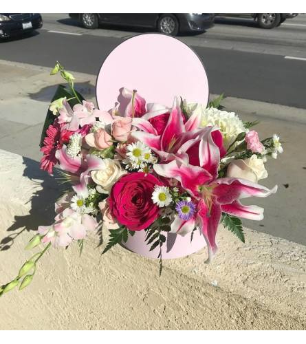 Pink Delight Box Bouquet