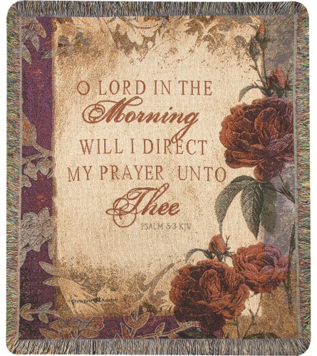 Tapestry Throw - O' Lord In The Morning