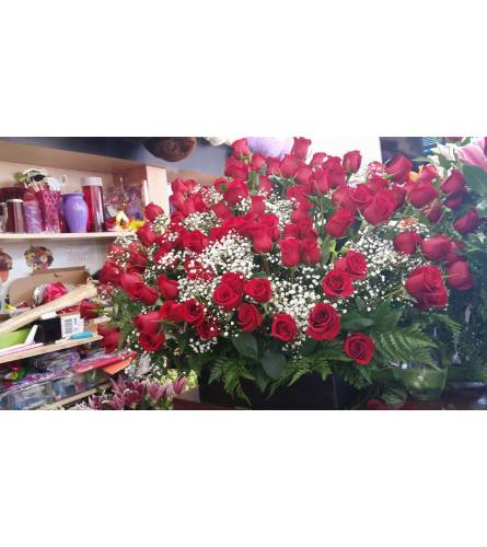 120 Red Rose Bouquet