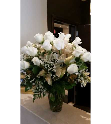 GLISTENING WHITE