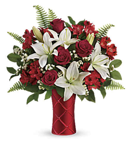Teleflora Sweetest Satin Vase