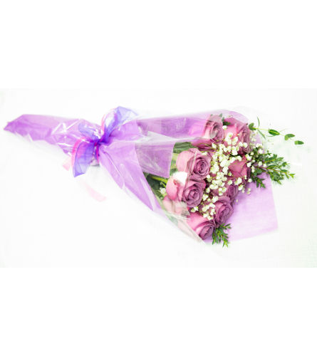 Purple Roses Wrapped