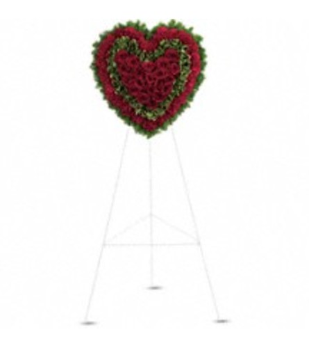 TRF225-1A Majestic Heart Standing Spray