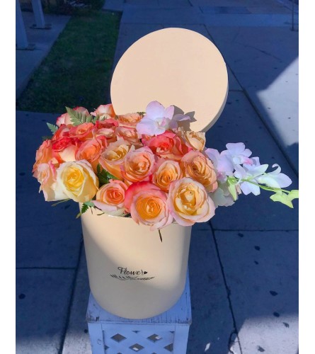 Peachy Rose Bouquet