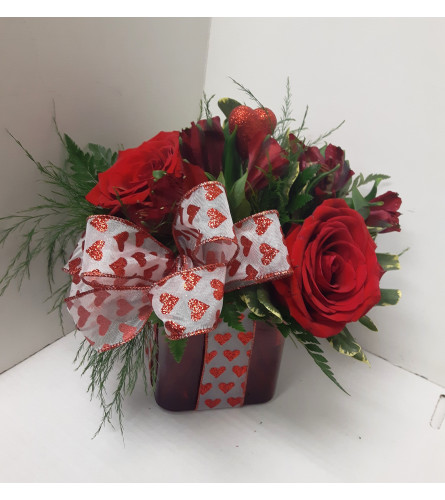 Valentines Heart Present