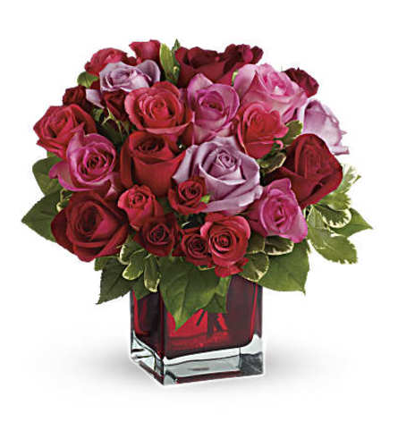 The Madly in Love Bouquet with Red Roses