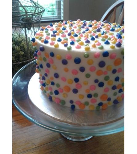 Bright Vanilla Delite Cake