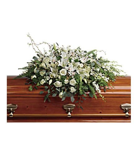 A Grandest Glory Casket Spray