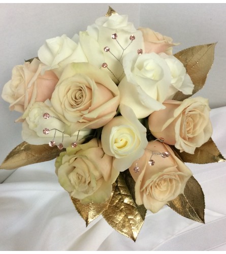 Prom BVP28 - Bold Gold Bouquet (pick up only)