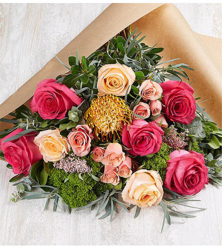 The Charming Bouquet Wrapped