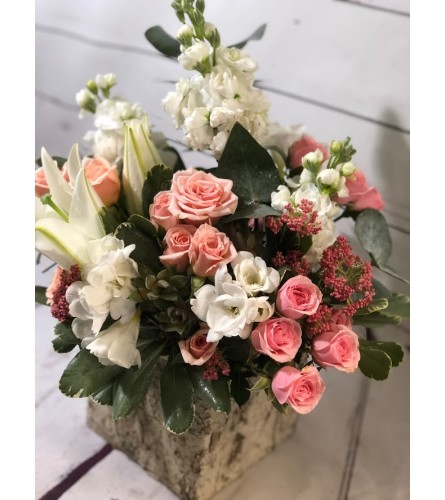 Hey Sweetie Roses and Freesia
