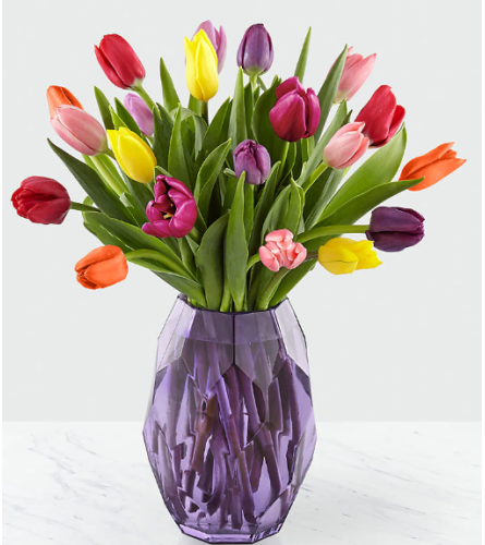 Spring Morning Bouquet of Tulips