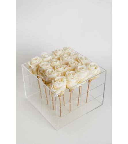 Acrylic box 16 Roses