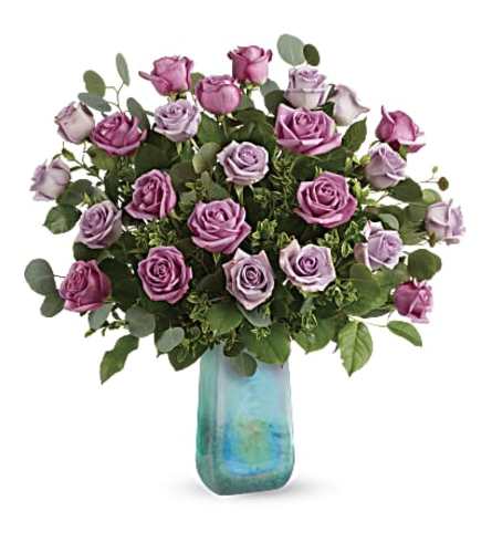 Two Dozen  Watercolor Roses Bouquet