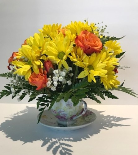 Teacup Orange & Yellow