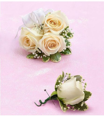 Corsage and Boutonniere Package