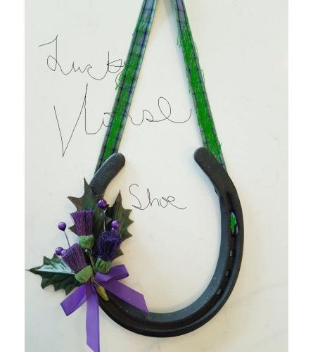 wedding lucky horse shoe