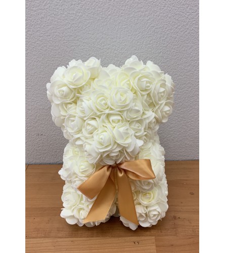 Foam Rose Teddy Bear
