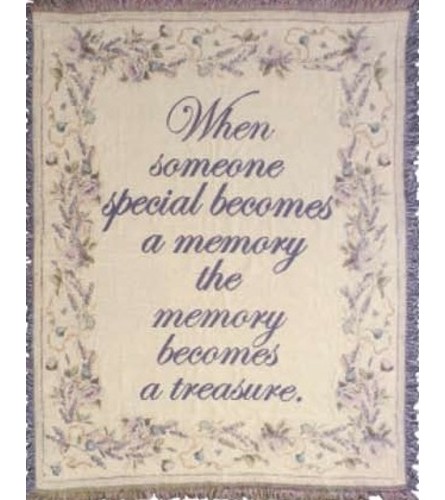 Memory Becomes A Treasure Afghan