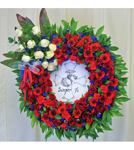 Semper Fi Wreath