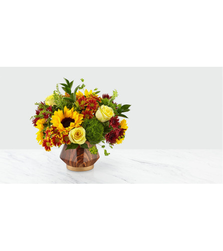 Fall Harvest Bouquet with Sunflowers