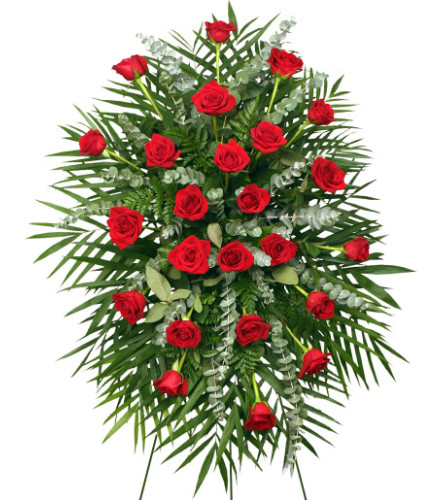 RED ROSES STANDING SPRAY - FSN