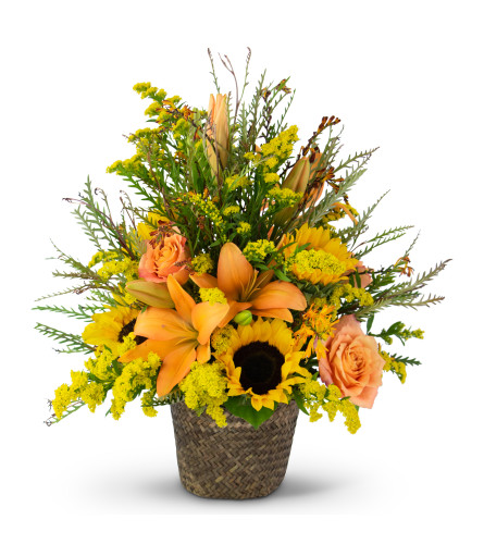 Fall Harvest Basket by Country Gardens