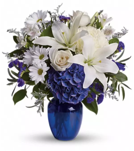 Beautiful in Blue and White