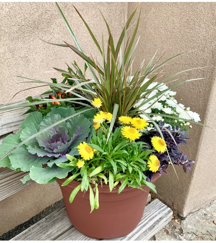 Fall Patio Planter