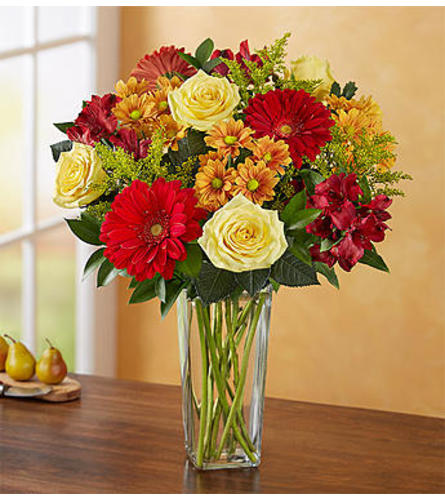 Flowers Autumn Joy Bouquet by 1800 Flowers