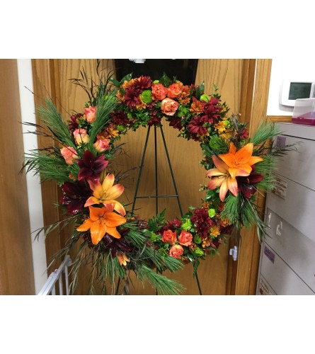 Fall Pine Wreath