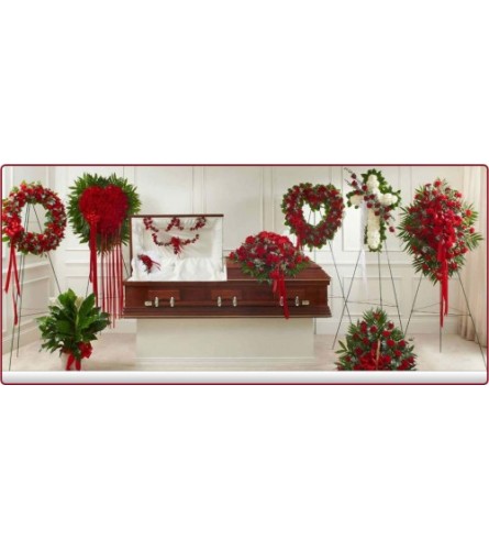 The Ultimate Package Sprays, Cross, Casket, Wreath, And More