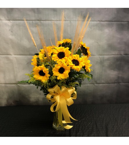 Sunny Sunflower Garden