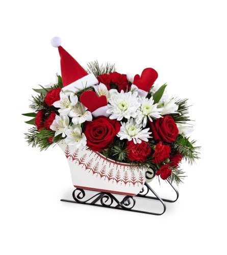 Dashing Through the Snow Bouquet by FTD Flowers