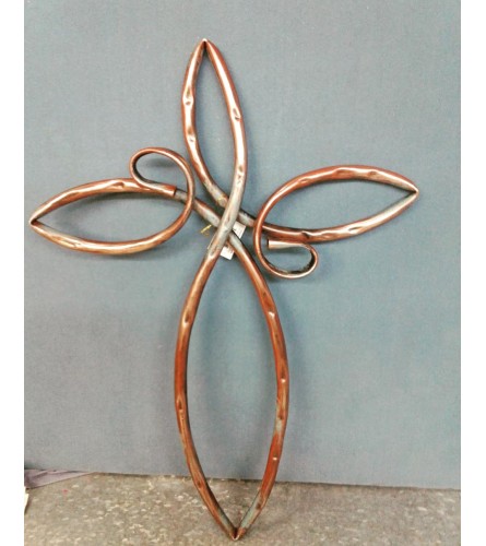 Rustic Pipe Cross