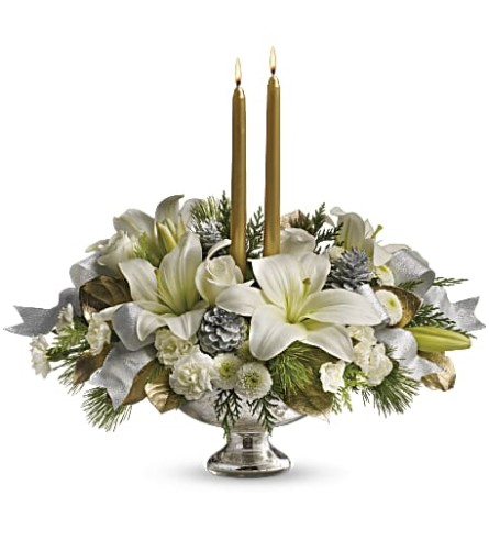 Silver And Gold Centerpiece