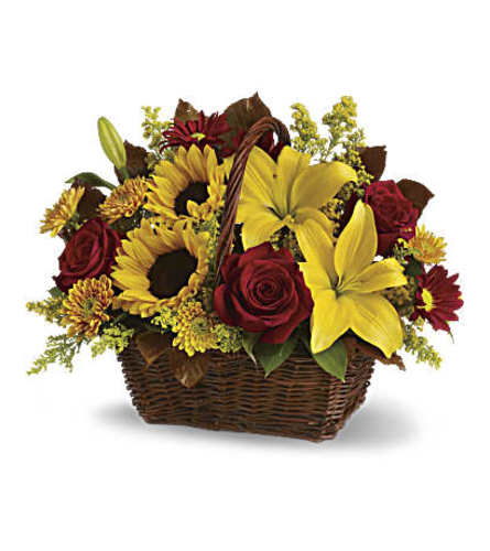 Golden Fall Basket