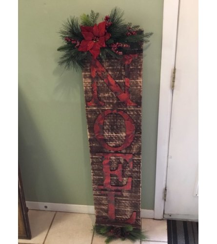 Wooden Noel Sign