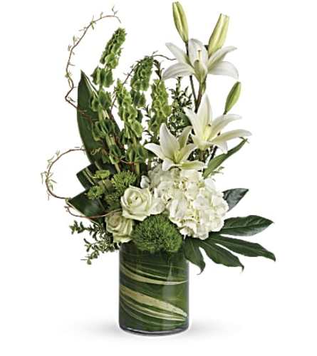 Botanical Beauty Bouquet with White Roses