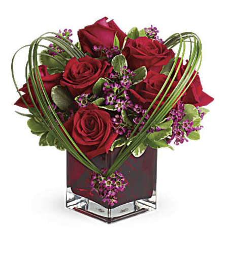 Sweet Thoughts Bouquet with Red Roses