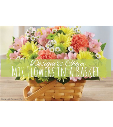 Garden Galore In A Basket Florist Design