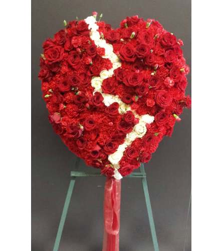 Beautiful Broken Heart 18 inch